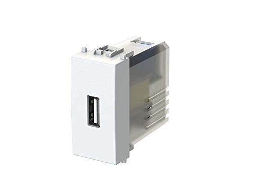 Presa USB 2A Compatibile Vimar Plana